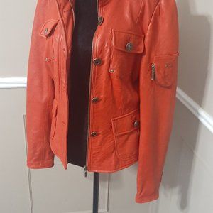 Danier fitted soft leather jacket.  Size XS.